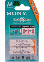Sony AAA Rechargeable Batteries (NHAAAB2K) (NHAAB2K)
